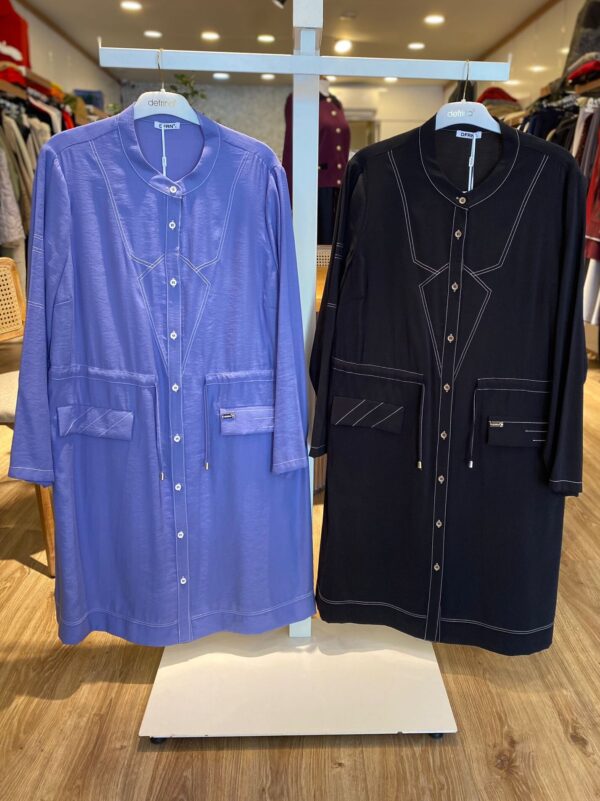 Defrina Dikiş Detaylı Düğmeli Ceket 81086 - Görsel 1