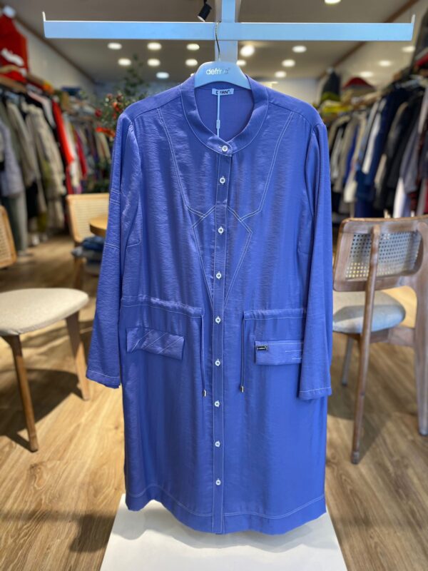 Defrina Dikiş Detaylı Düğmeli Ceket 81086 - Görsel 2